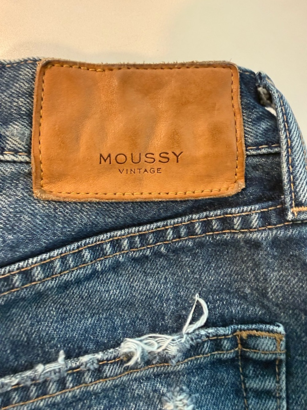 Moussy Vintage Allerton Wide Straight Jeans Size 26 High Rise - Picture 10 of 12
